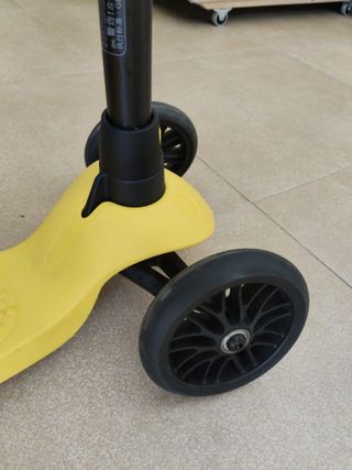 Patinete 3 Ruedas Amarillo Decathlon