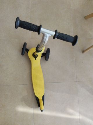 Patinete 3 Ruedas Amarillo Decathlon
