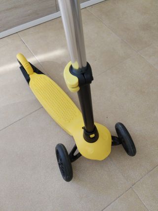 Patinete 3 Ruedas Amarillo Decathlon