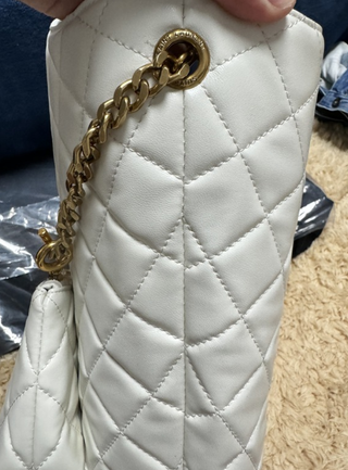 Bolso Tote YSL Acolchado Dorado