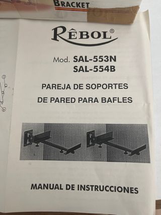 Soportes de Pared para Altavoces Grandes (NUEVOS)