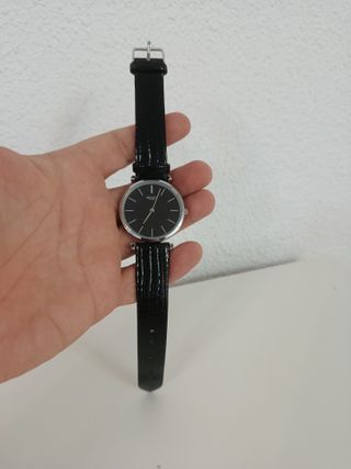 Reloj Miniso Japón Negro y Plateado