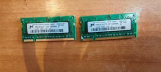 Lotto 8 banchi RAM SO-DIMM DDR2 + 4 GB DDR3