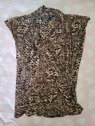 Blusa Lauren Ralph Lauren Animal Print