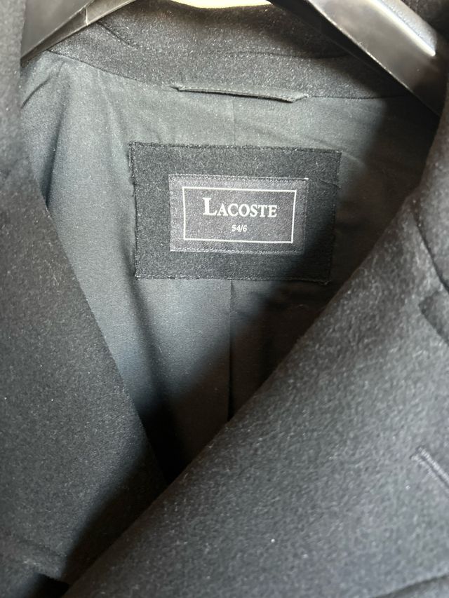 Abrigo de paño Lacoste - Talla 54