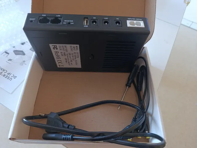 DC UPS Power Bank para Router