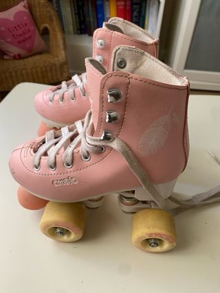 Patines Oxelo rosas talla 32