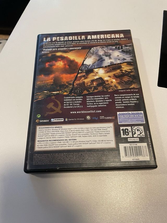 World in Conflict PC DVD