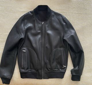 Chaqueta Cuero Velez Negra Talla S