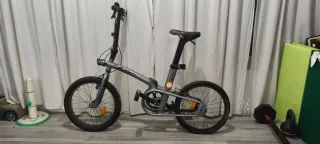 Bicicleta Plegable Gris