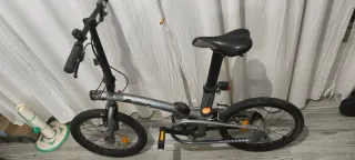 Bicicleta Plegable Gris