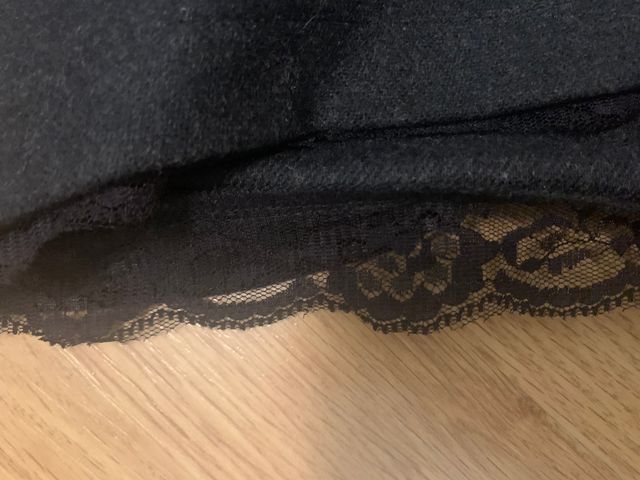 Pantalones cortos mujer negros con encaje