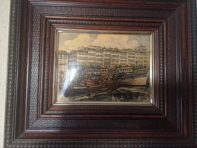 Lote de cuadros antiguos.  Diferentes estilos.