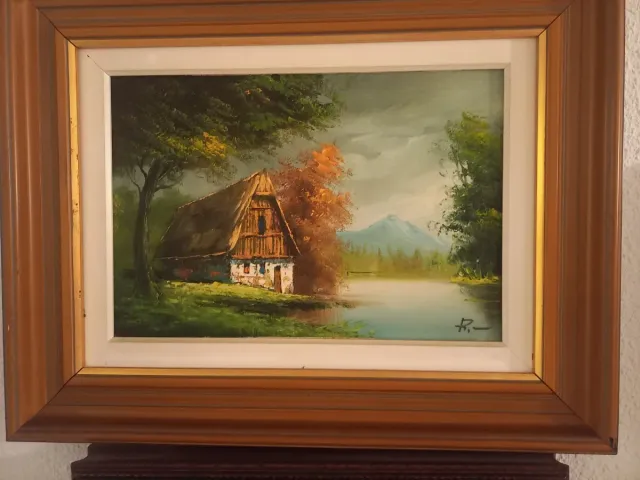 Lote de cuadros antiguos.  Diferentes estilos.