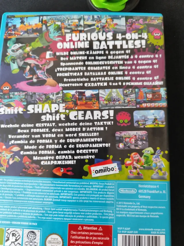 Splatoon Wii U + Amiibo