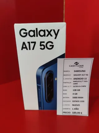Samsung Galaxy A17 5G 128GB Azul Nuevo