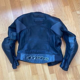 Chaqueta de cuero Alpinestars para moto talla 50