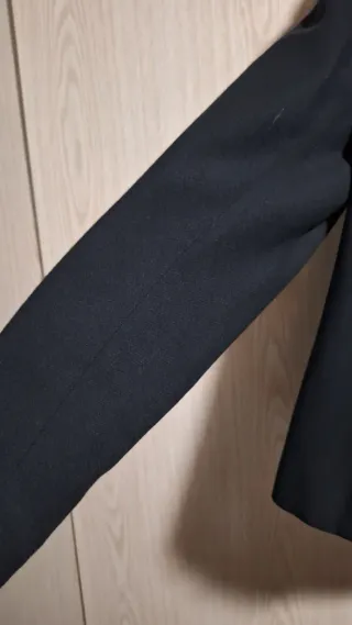 Chaqueta de vestir negra