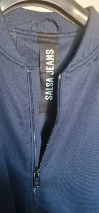 Chaqueta Bomber Salsa Jeans Azul Talla L