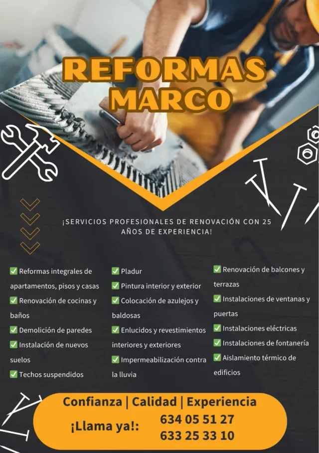 Servicios profesionales de renovación