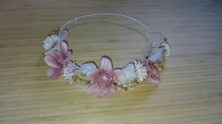 Vestido de Comunión Blanco y Rosa