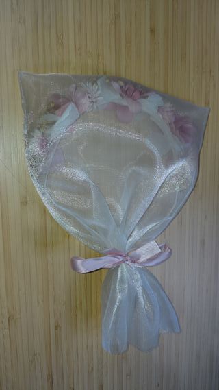 Vestido de Comunión Blanco y Rosa