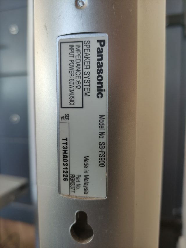 Home Cinema Panasonic Gris Plata