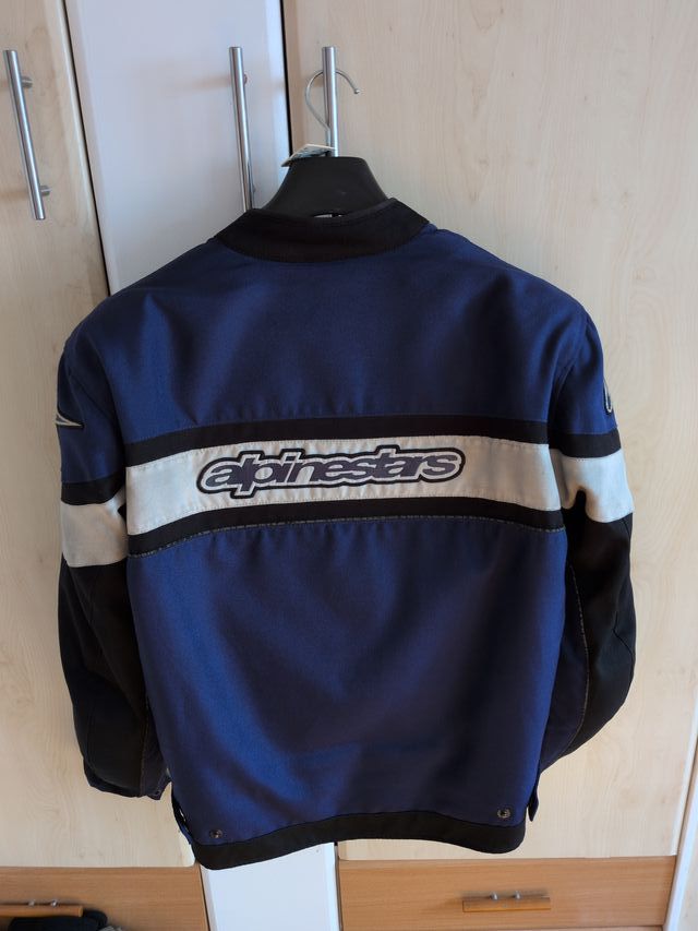 Chaqueta Alpinestars Moto Azul y Negra