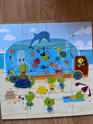 Puzzle Djeco L'Aquarium como nuevo