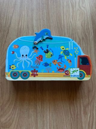 Puzzle Djeco L'Aquarium como nuevo