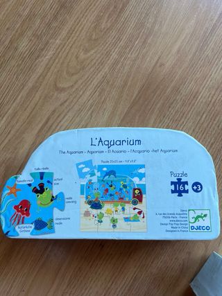 Puzzle Djeco L'Aquarium como nuevo