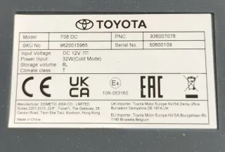 Nevera portátil Toyota