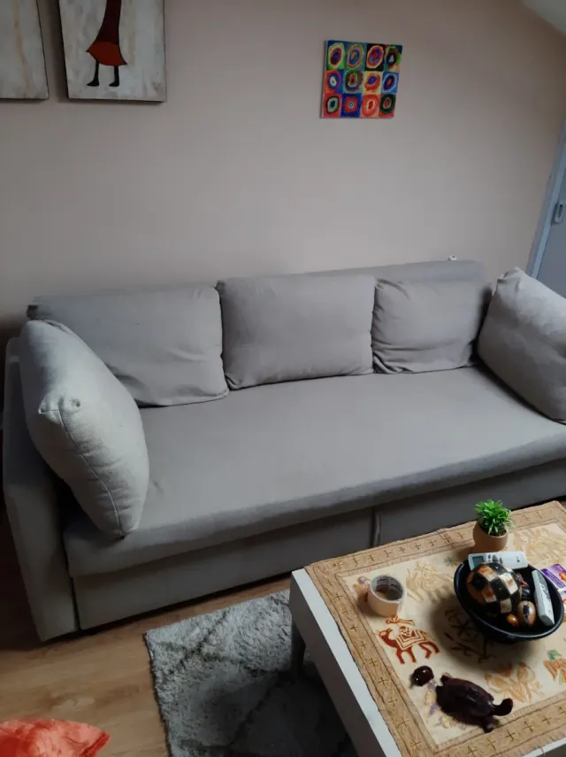 Sofá Cama Ikea Friheten Beige