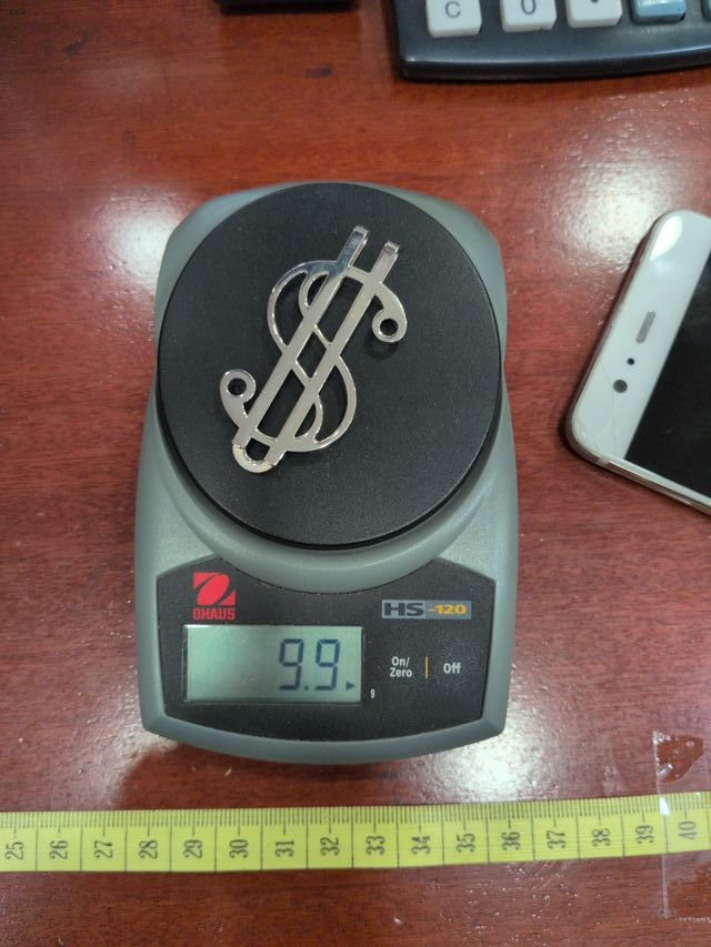 Porta Billetes Dólar Plata Freijomil