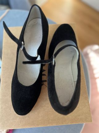 Zapatos Flamenco Negros Talla 40 1/5