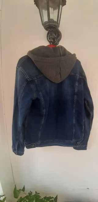 Cazadora tejana con capucha Leox Talla L