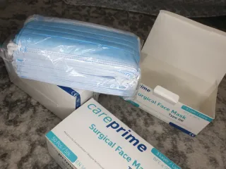 10 Caja Mascarillas Quirúrgicas Careprime Tipo IIR
