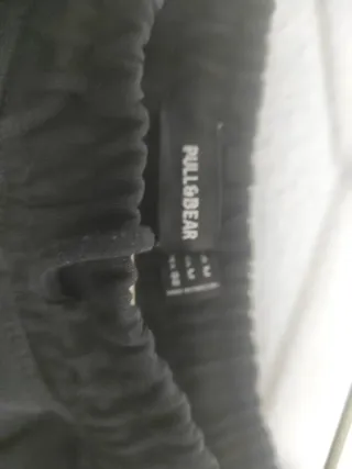 Pantalón chándal negro con logo