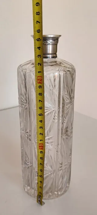 Botella de cristal antigua