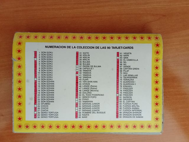 Dragon Ball Cards Ediciones Este 1989