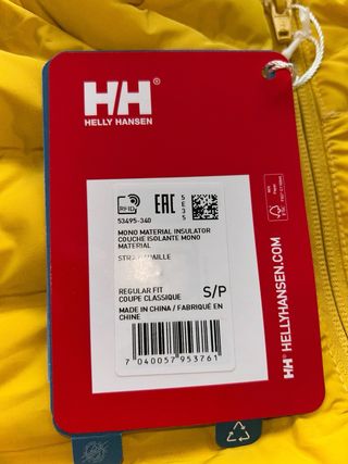 Chaqueta Helly Hansen Insulator Amarilla
