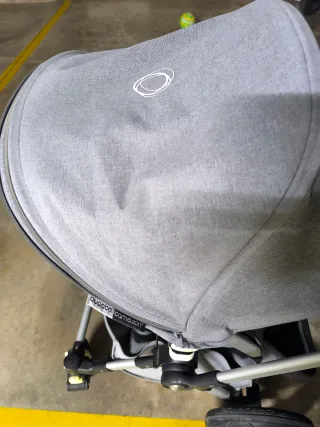 Bugaboo Chameleon 3 gris con capazo y fundas
