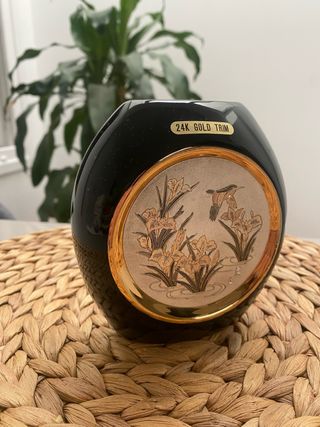 Jarrón Art Chokin 24K Gold Trim