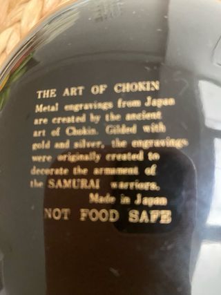 Jarrón Art Chokin 24K Gold Trim