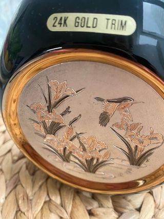 Jarrón Art Chokin 24K Gold Trim