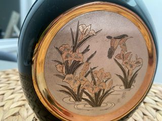 Jarrón Art Chokin 24K Gold Trim