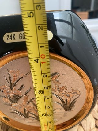 Jarrón Art Chokin 24K Gold Trim
