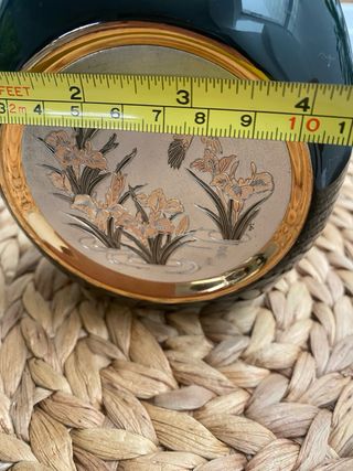 Jarrón Art Chokin 24K Gold Trim