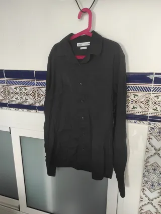 Camisa ZARA Negra Talla S