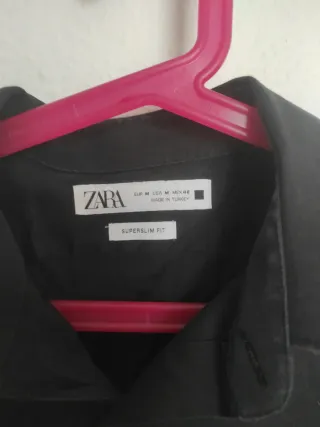 Camisa ZARA Negra Talla S